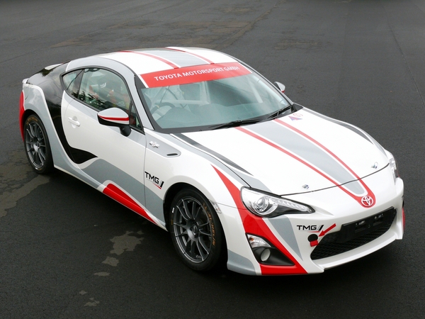 The GT86 racecar uses a stock engine and transmission with suspension upgrades