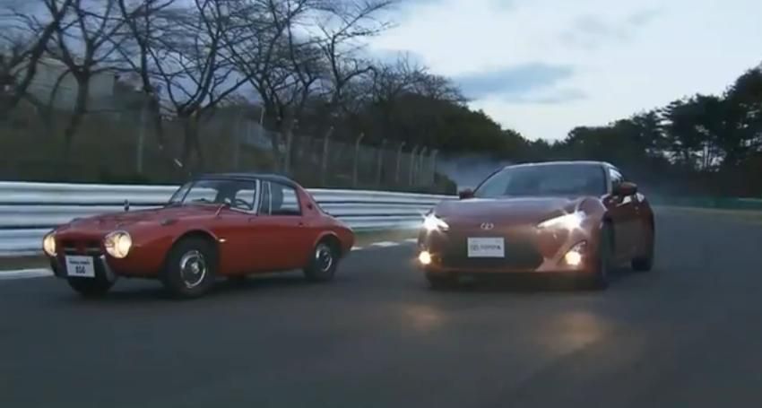 The new Toyota GT-86 spent some quality time with its ancestors