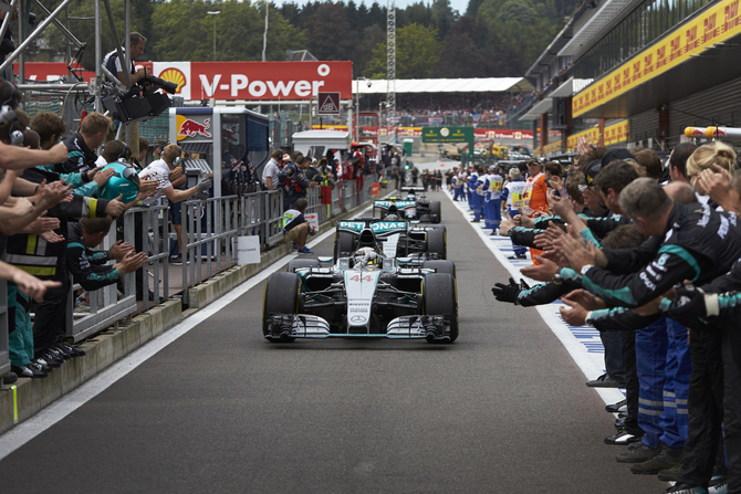 Rosberg and Romain Grosjean completed the podium