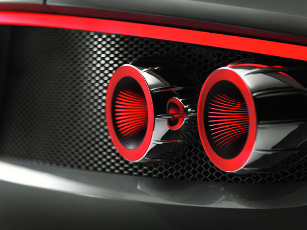 The taillights are made from 3D less