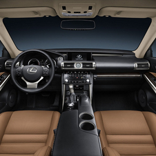 The interior also gets upgraded from the GS