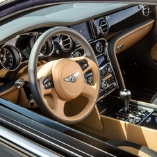 Inside the Bentley offers new customization options of the vehicle, including new finishes and coatings