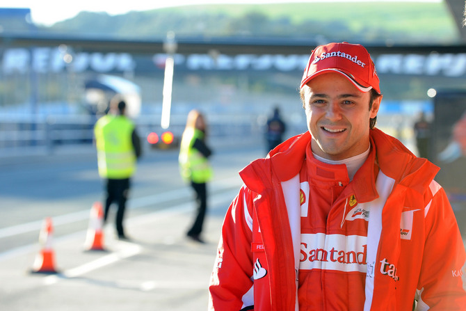 Massa Prepping for Barcelona Test in Simulator