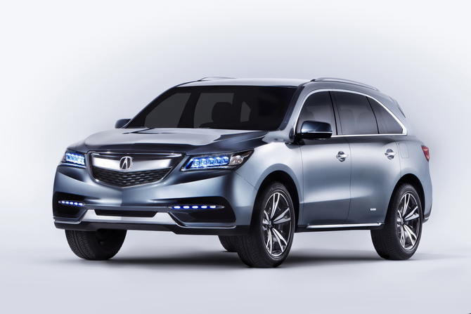 The latest MDX will debut at the New York Auto Show