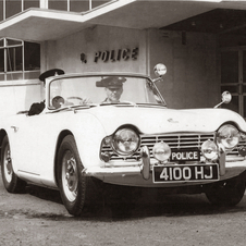 Triumph TR4 Police Car