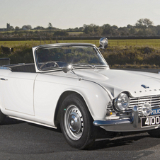 Triumph TR4 Police Car