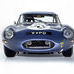 Jaguar E-Type, blue wonder...