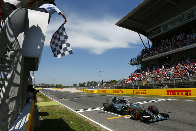 Nico Rosberg dominated the race in Barcelona from start to finish