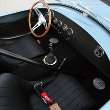 The interior is simplified compared to the street versions