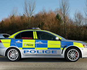 Lancer Evolution X police car