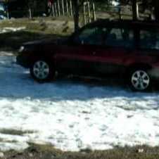 subaru forester in the snow