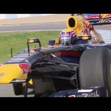 Reb Bull Jerez F1 tests - Mark Webber on track