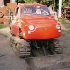 Hahahaha the Fiat Cinque-Tank!!!